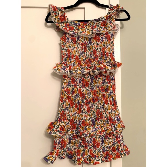 NEW! ASTR The Label Isabel Off Shoulder Floral Dress, X-Small - Picture 10 of 10